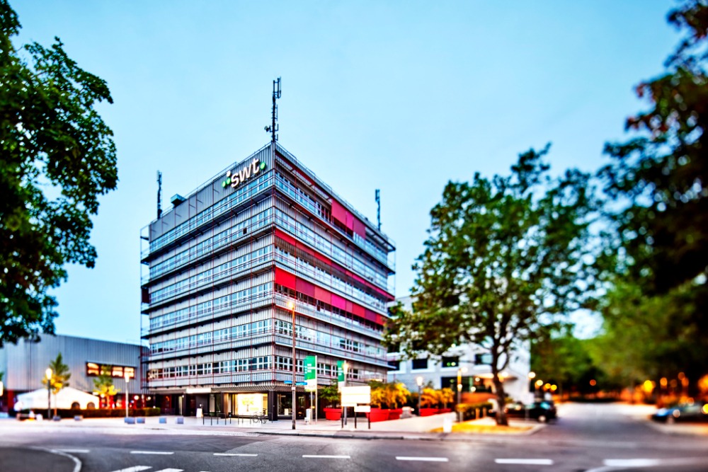 Stadtwerke Zentrale in der Tübinger Eisenhutstraße