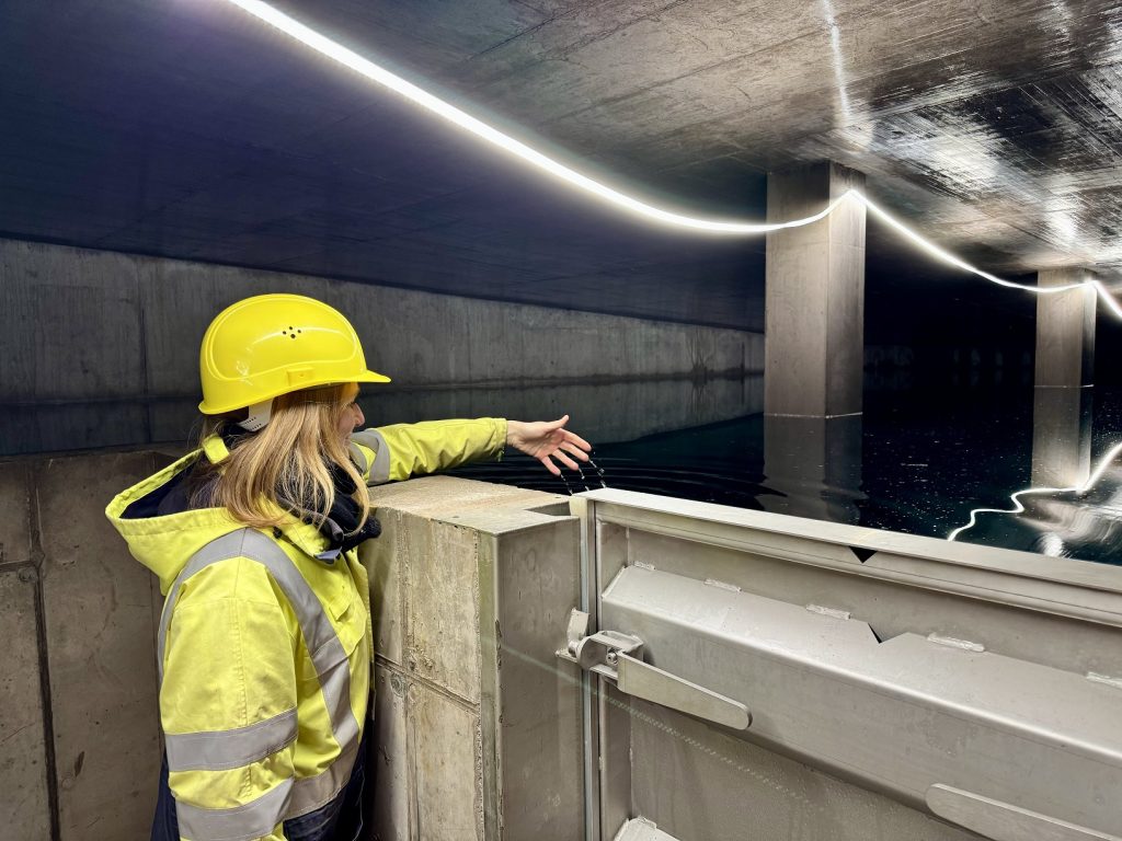 Baufortschritt am Wasserbehälter Käppele: Wasserkammer